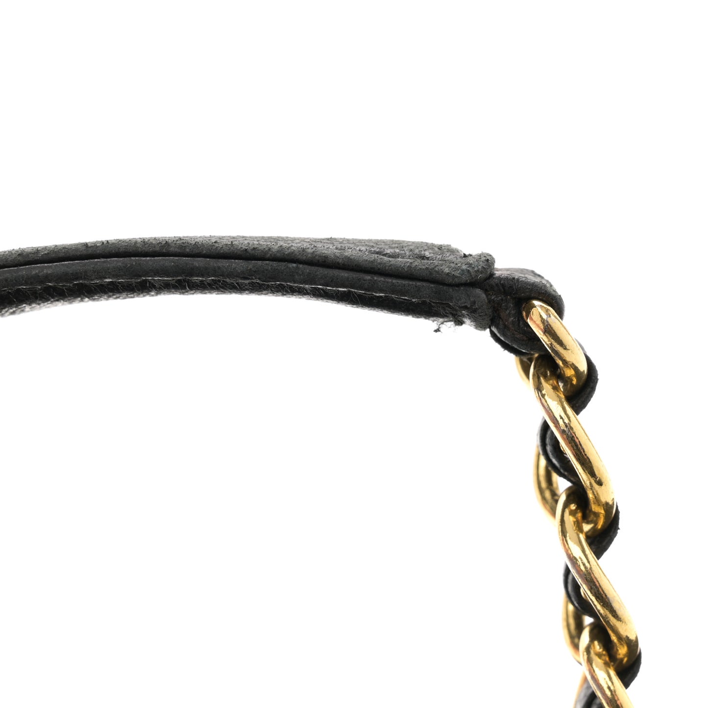 Tessuto Nylon Chain Shoulder Bag Black
