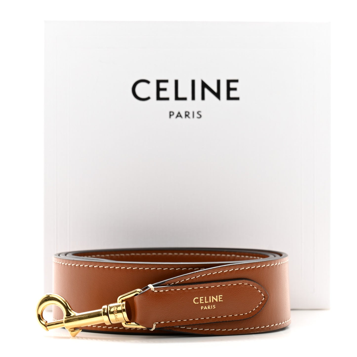 Smooth Calfskin Long Strap Tan