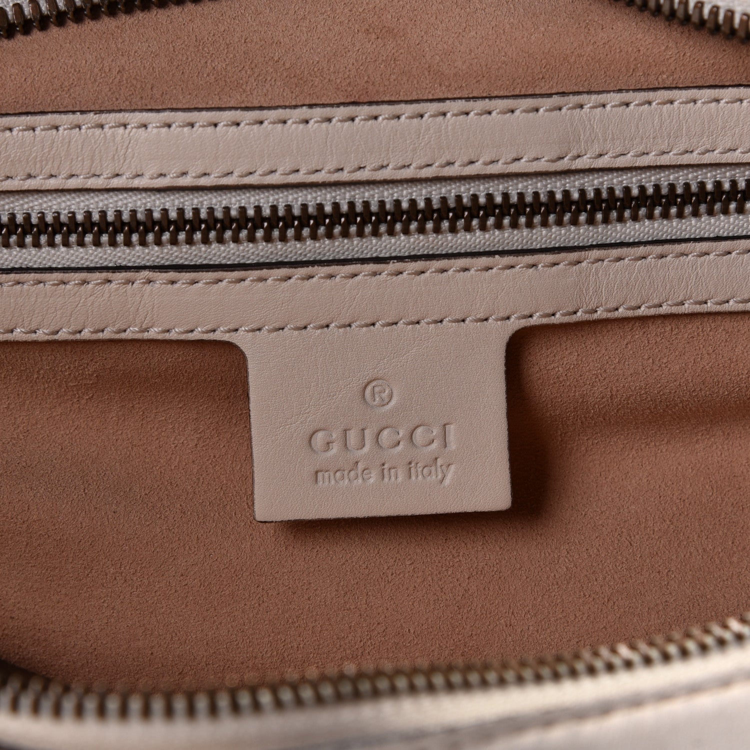 Gucci Calfskin Matelasse Medium GG Marmont Chain Shoulder Bag Mystic White 5 of 12