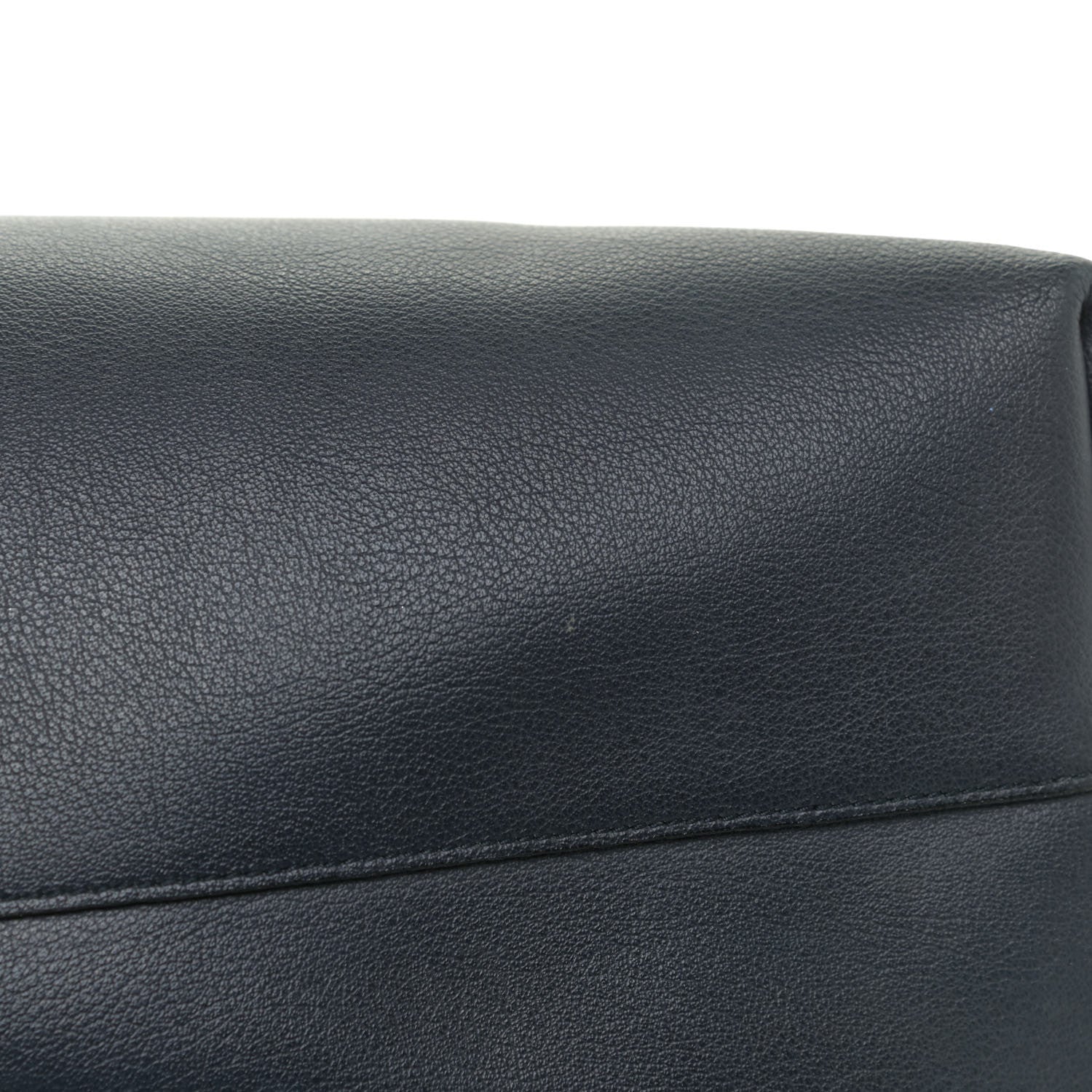 Saint Laurent Calfskin Large Shopping Tote Navy Blue 25 of 27