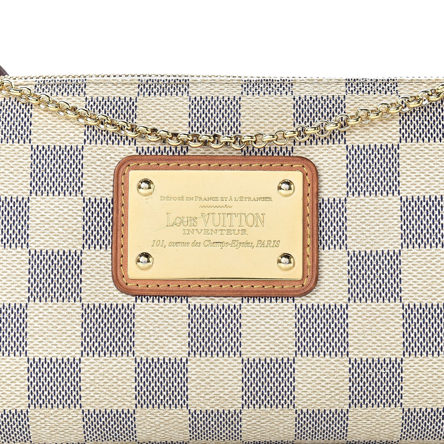 Louis Vuitton Damier Azur Eva Clutch 8 of 12