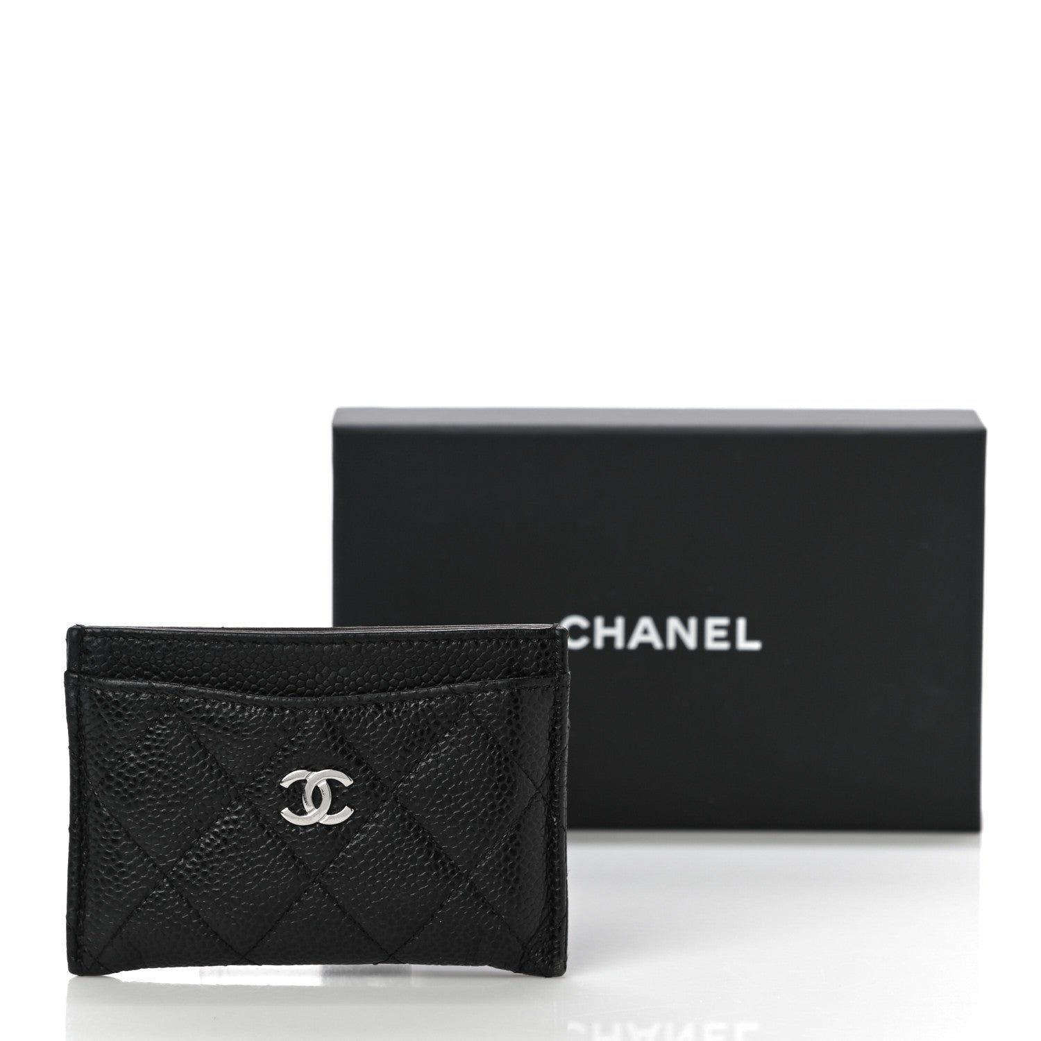 Chanel Caviar Quilted Card Holder Black 13 of 13