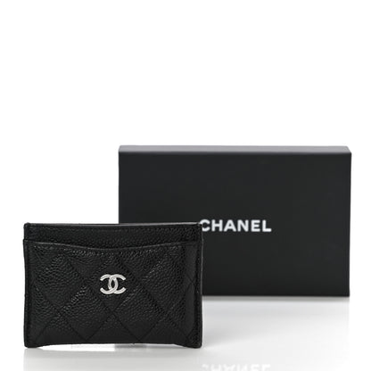 Chanel Caviar Quilted Card Holder Black 13 of 13