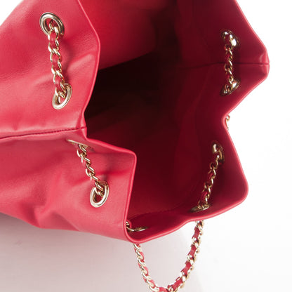 Chanel Lambskin Quilted Large In Seoul Backpack Red 5 of 7