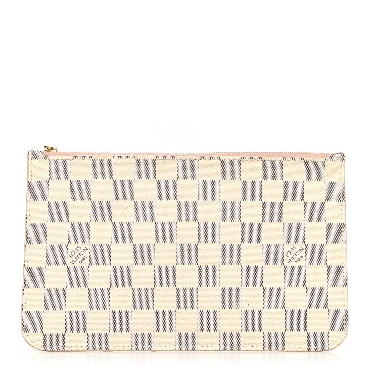 Louis Vuitton Damier Azur Neverfull MM GM Pochette Rose Ballerine 1 of 10