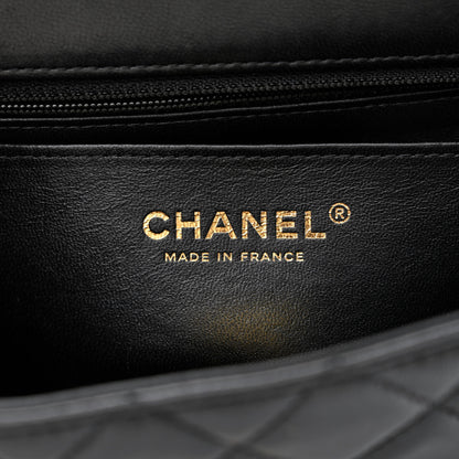 Chanel Lambskin Quilted Mini Rectangular Flap Black 6 of 11