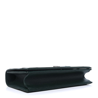 Christian Dior Grained Calfskin Large Diorama Flap Bag Green 3 of 4