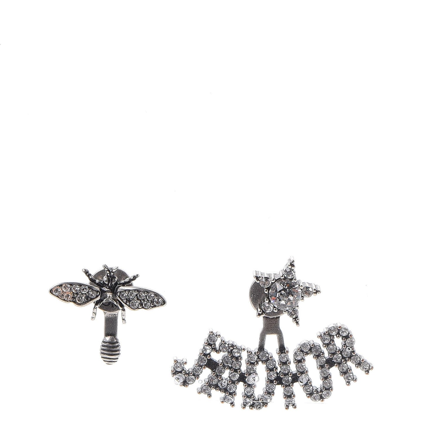Palladium Crystal J'adior Earrings