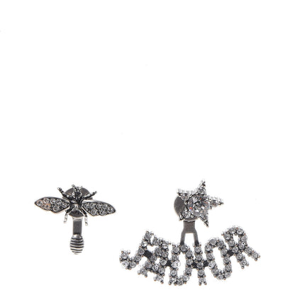 Christian Dior Palladium Crystal J'adior Earrings 1 of 6