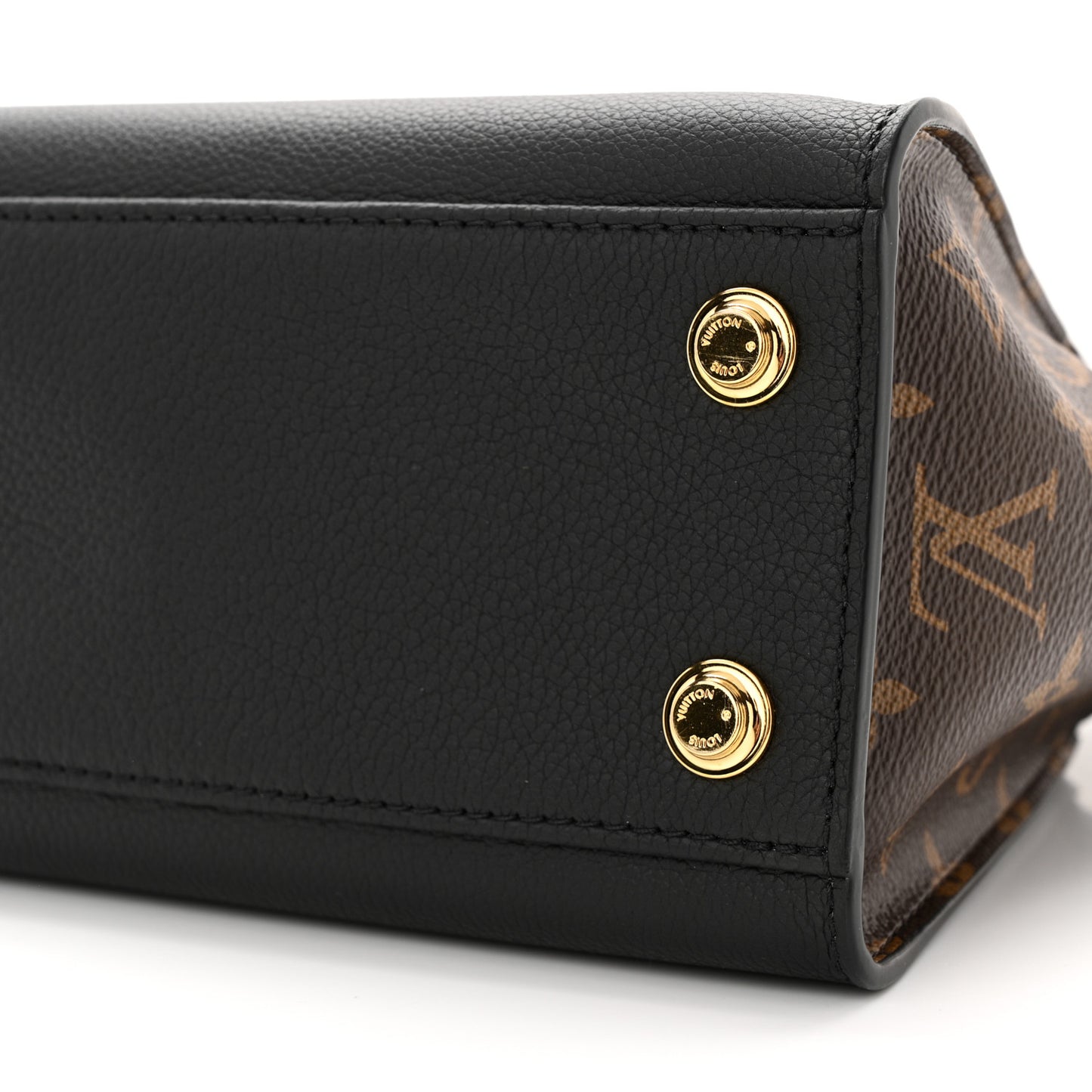Calfskin Monogram On My Side PM Black