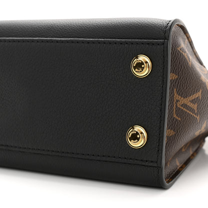 Louis Vuitton Calfskin Monogram On My Side PM Black 9 of 10