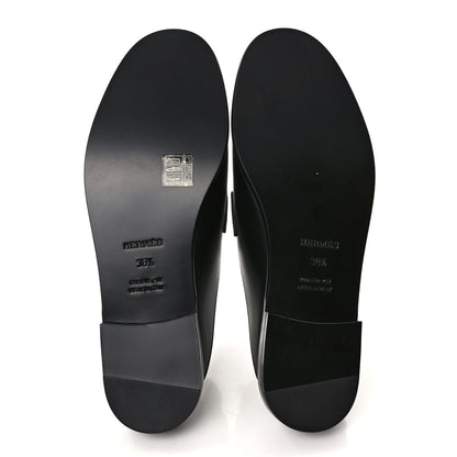 Hermes Calfskin Iota Mules 38.5 Black 5 of 8