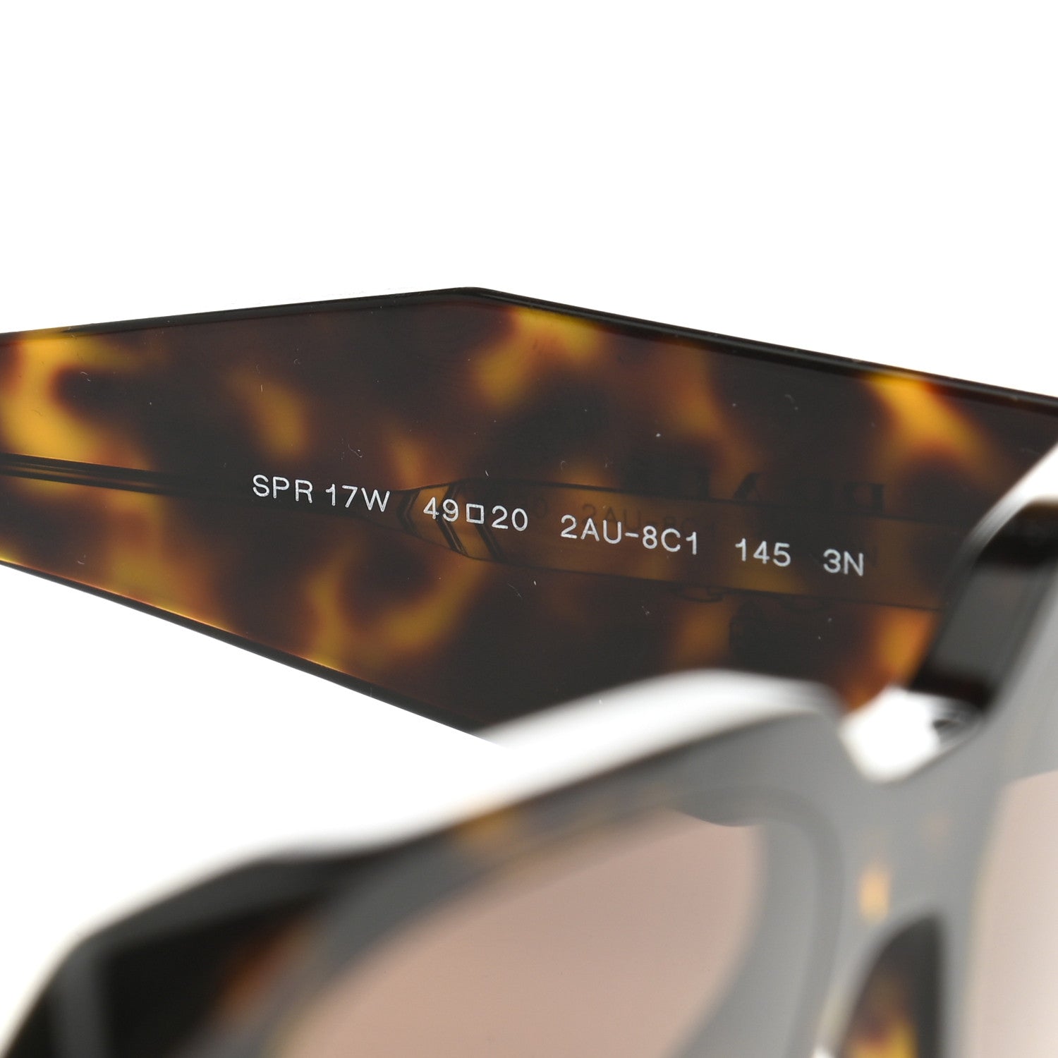 Prada Acetate Symbole Sunglasses SPR 17W Havana 5 of 7