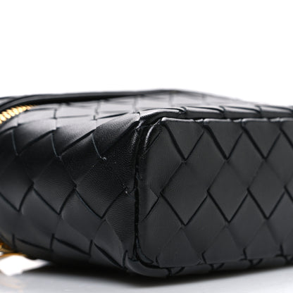 Bottega Veneta Calfskin Intrecciato Bang Bang Vanity Case Black 10 of 11