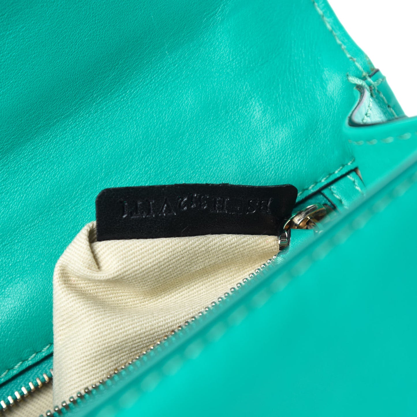 Vitello Small Glam Lock Rockstud Flap Opaline Green