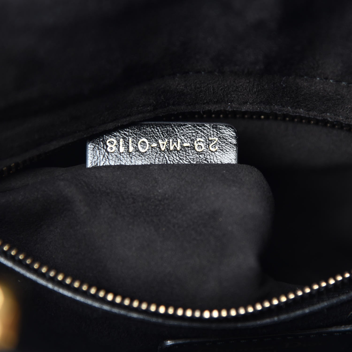 Christian Dior Crinkled Patent Cannage Small Lucky Badges My Lady Dior Black 9 of 10