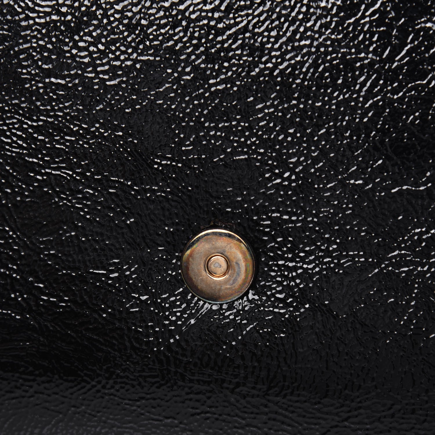 Saint Laurent Textured Patent Monogram Belle De Jour Clutch Black 9 of 13