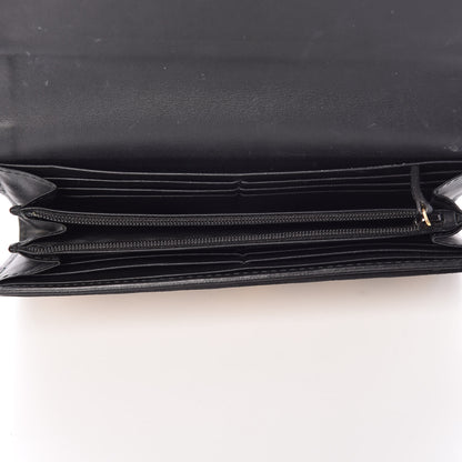 Gucci GG Supreme Monogram Bees Continental Wallet Beige Oro Black 5 of 12