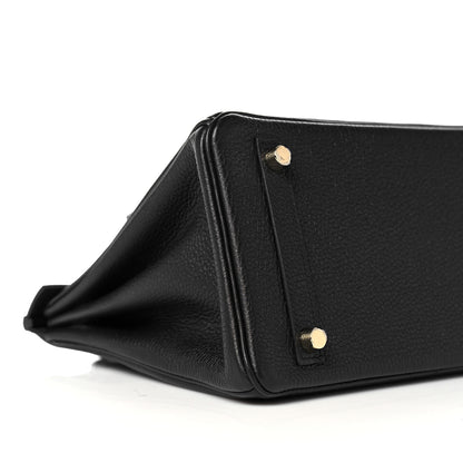 Hermes Togo Birkin 25 Black 7 of 35