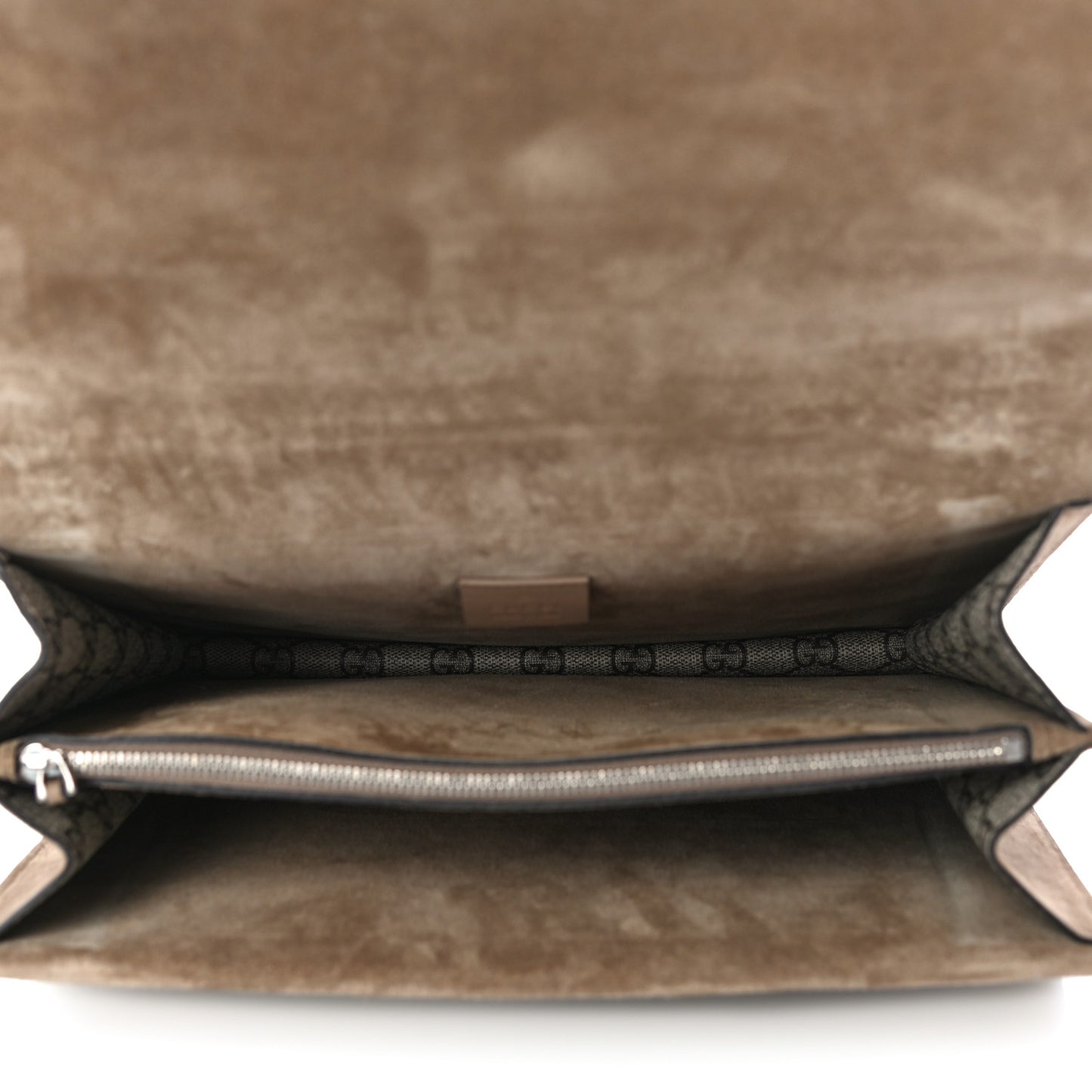 GG Supreme Monogram Medium Dionysus Shoulder Bag Taupe
