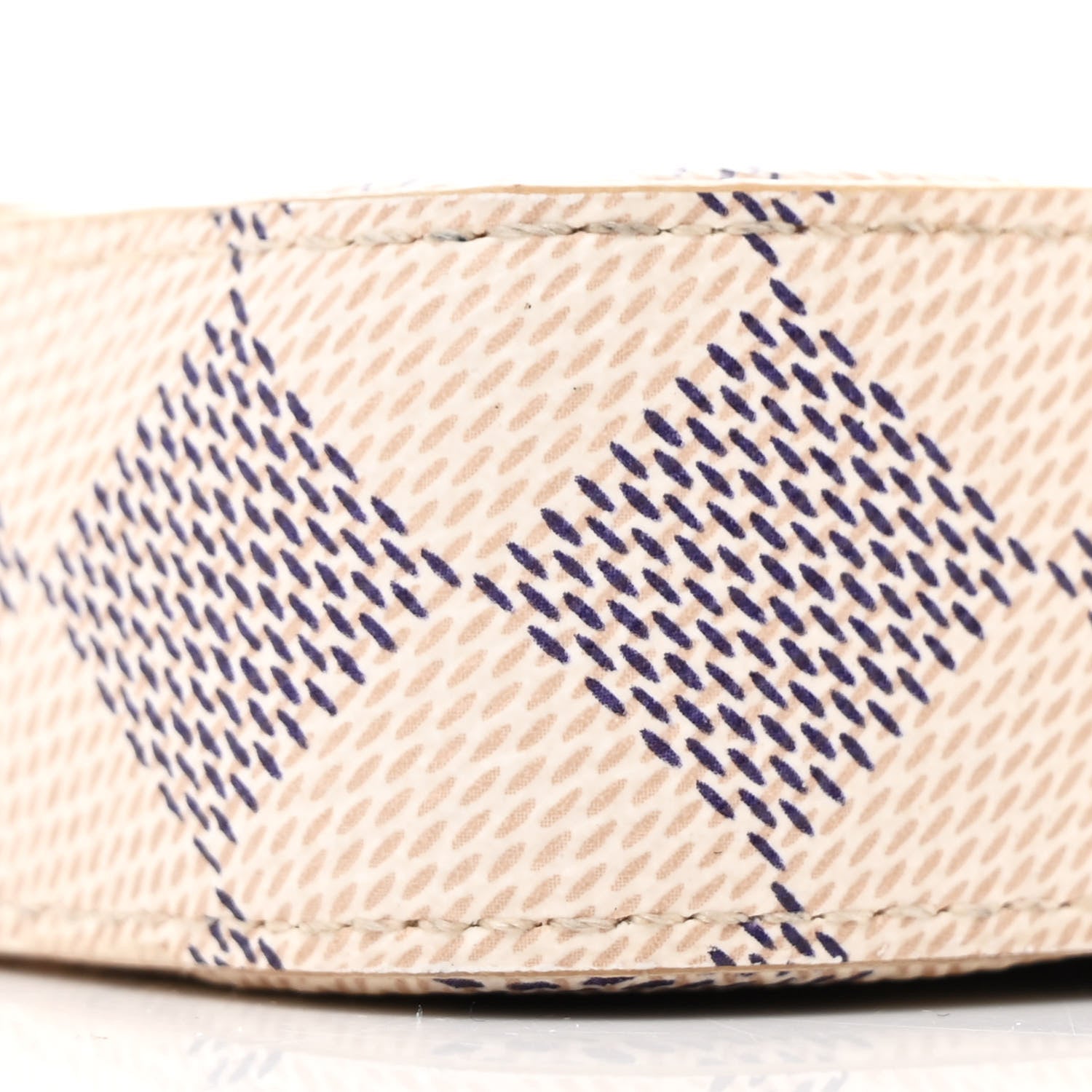 Louis Vuitton Damier Azur Studded Pochette Felicie Chain Wallet Fuchsia 11 of 13