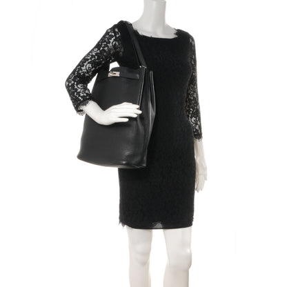 Hermes Taurillon Clemence So Kelly 26 Black 2 of 8