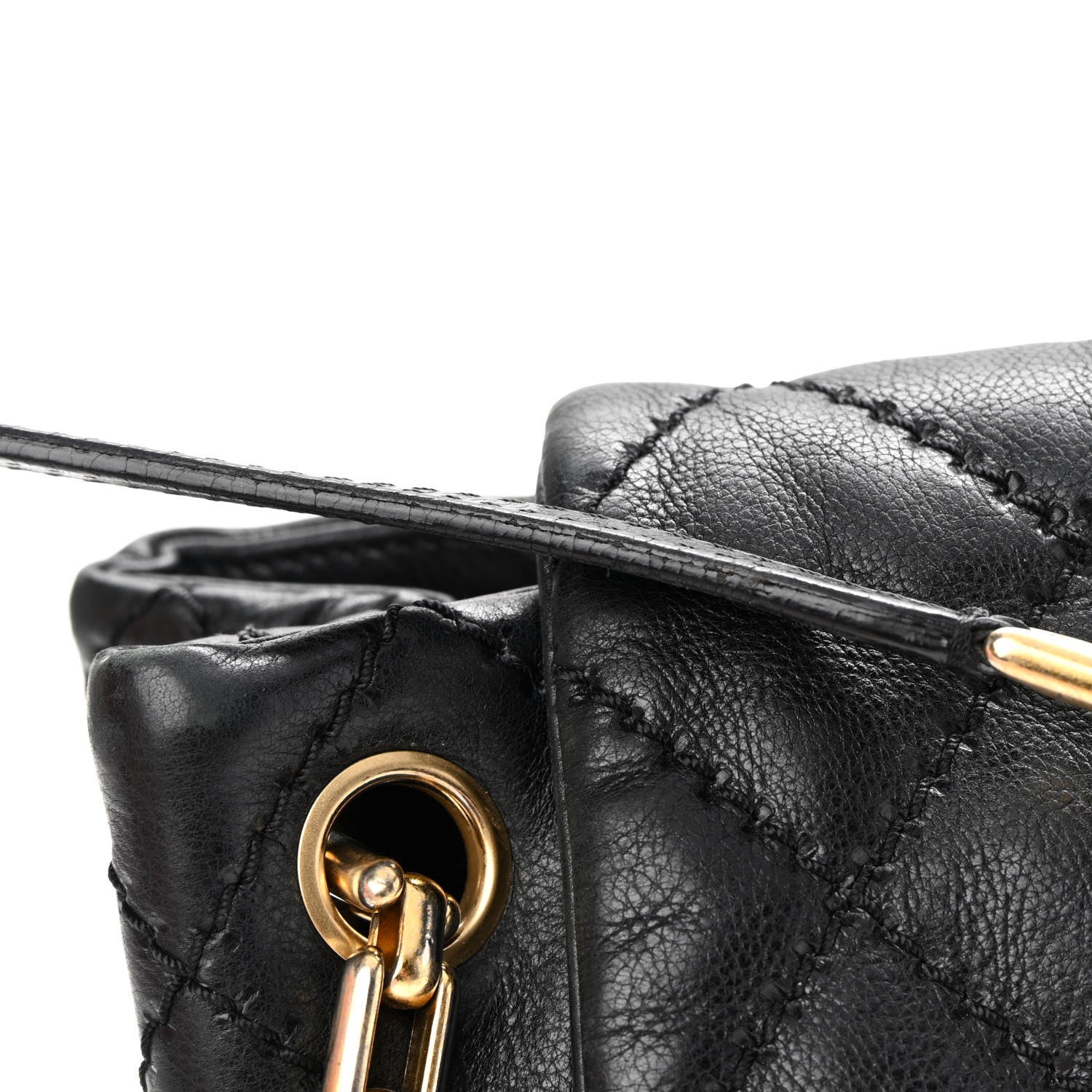 Chanel Calfskin Quilted Retro Chain Flap Black 20 of 21