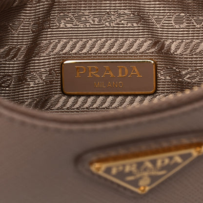 Prada Saffiano Re-Edition 2005 Shoulder Bag Cammeo Beige 7 of 13
