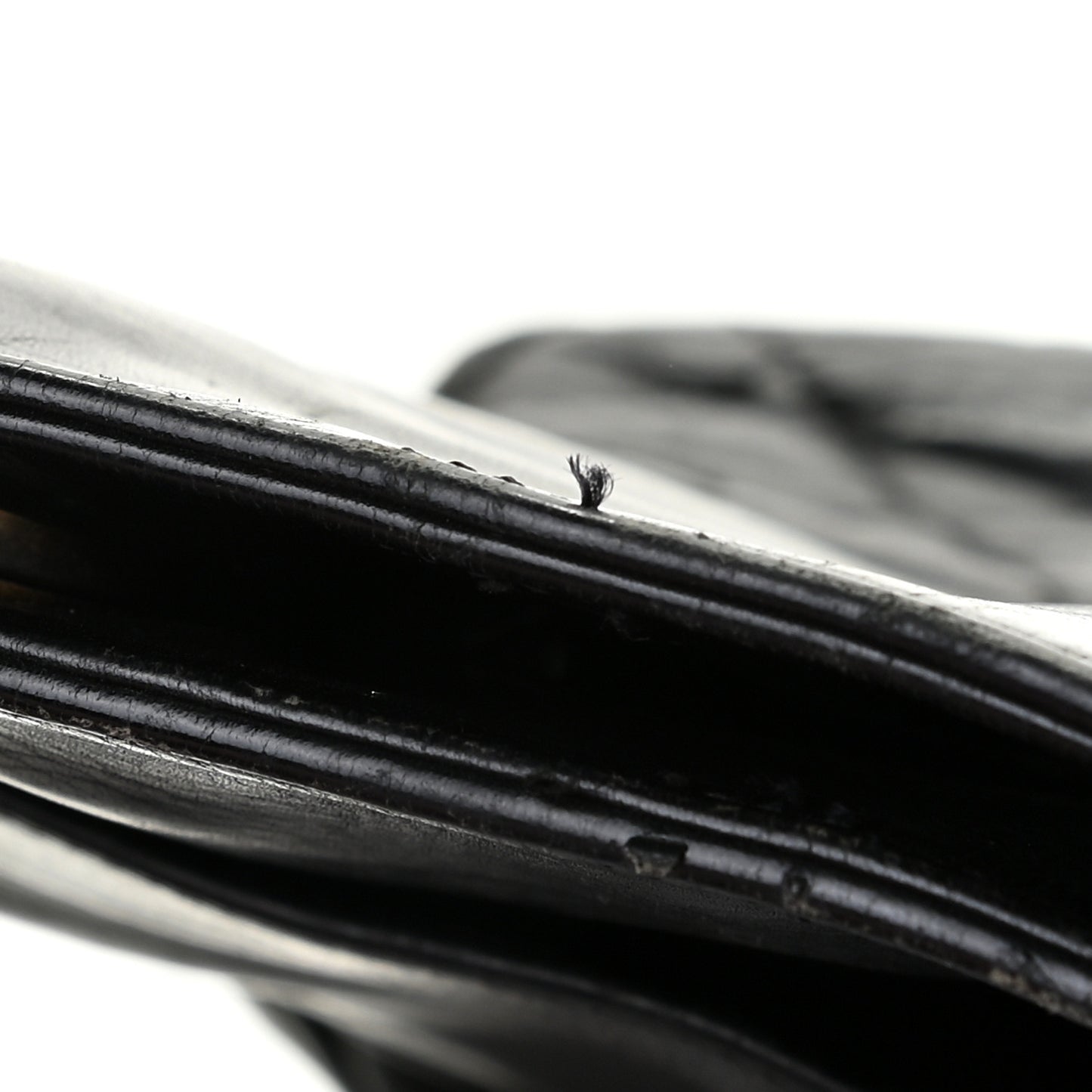 Lambskin Quilted Shoulder Bag Black
