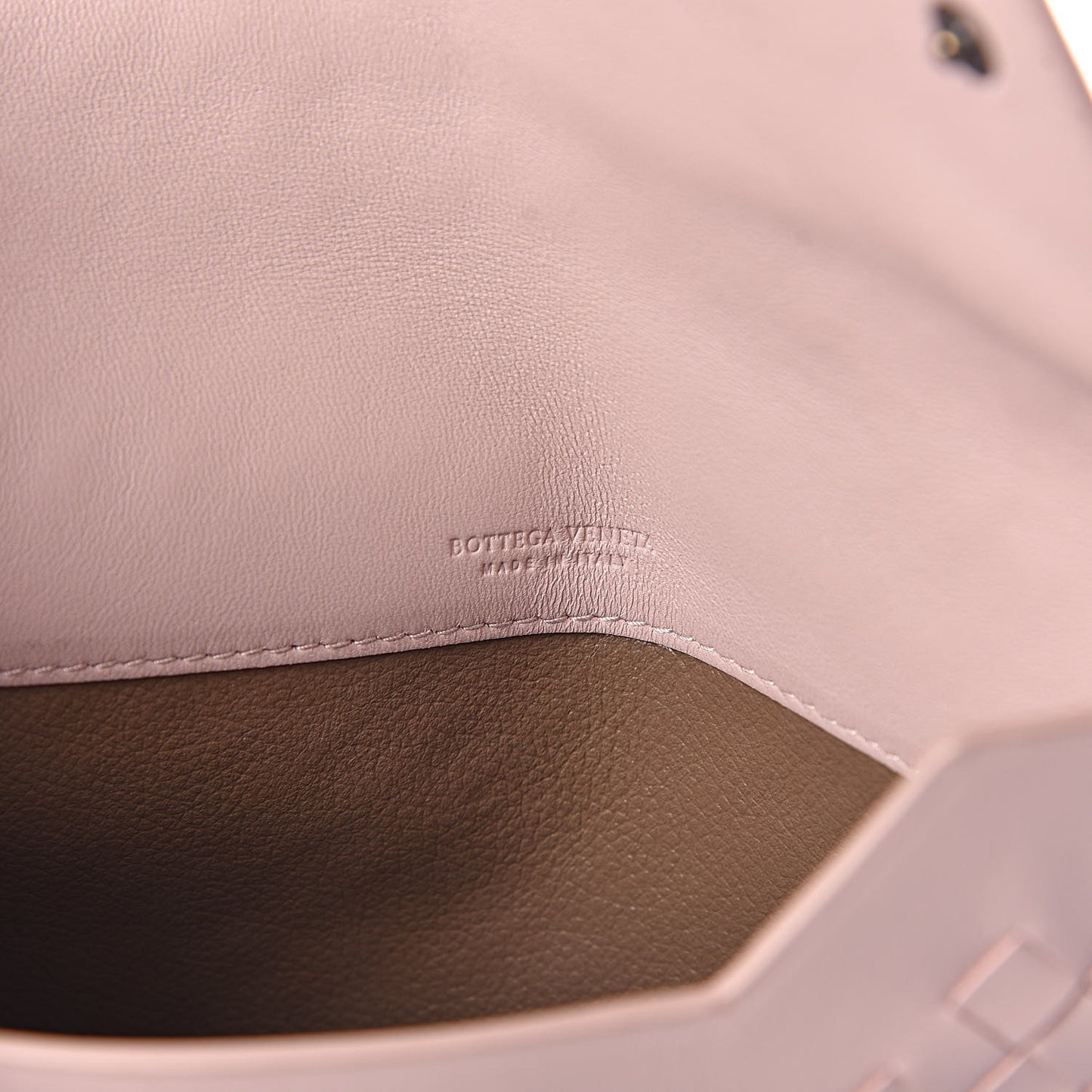 Nappa Intrecciato Three in One Nesting Pouch Magnolia Deco Rose Glicine