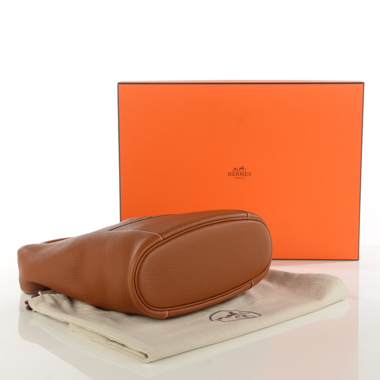 Hermes Taurillon Clemence Sac Goodnews PM Gold 5 of 10