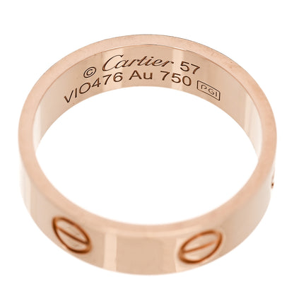 Cartier 18K Pink Gold 5.5mm LOVE Ring 57 8 4 of 5