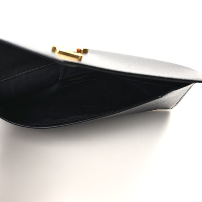 Saint Laurent Grain De Poudre Uptown Pouch Black 5 of 8