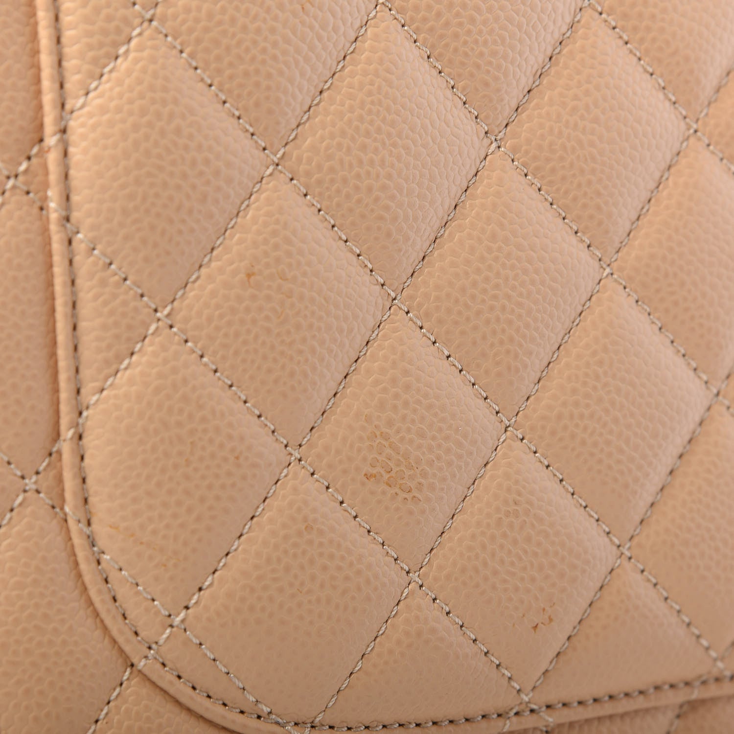 Chanel Caviar Quilted Grand Shopping Tote GST Beige 11 of 12
