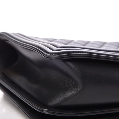 Chanel Calfskin Quilted New Medium Boy Flap Black 12 of 13