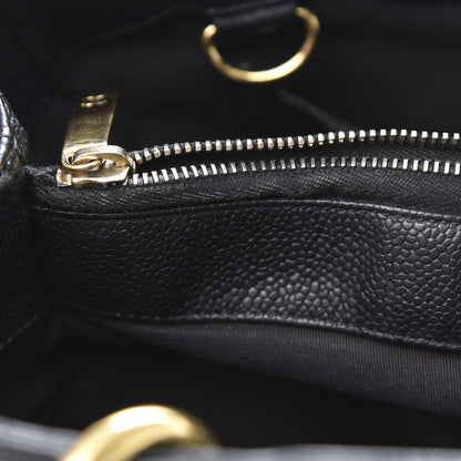 Chanel Caviar Quilted Grand Shopping Tote GST Black 15 of 24