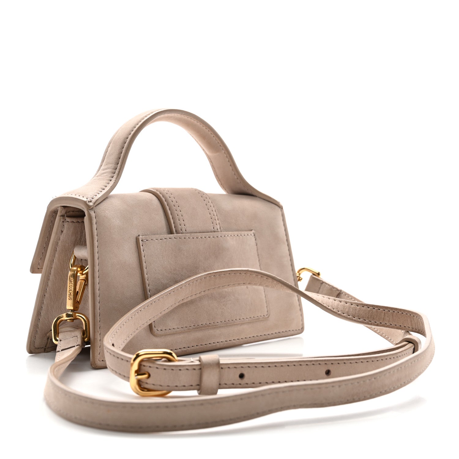 Jacquemus Nubuck Le Grand Bambino Dark Beige 3 of 10