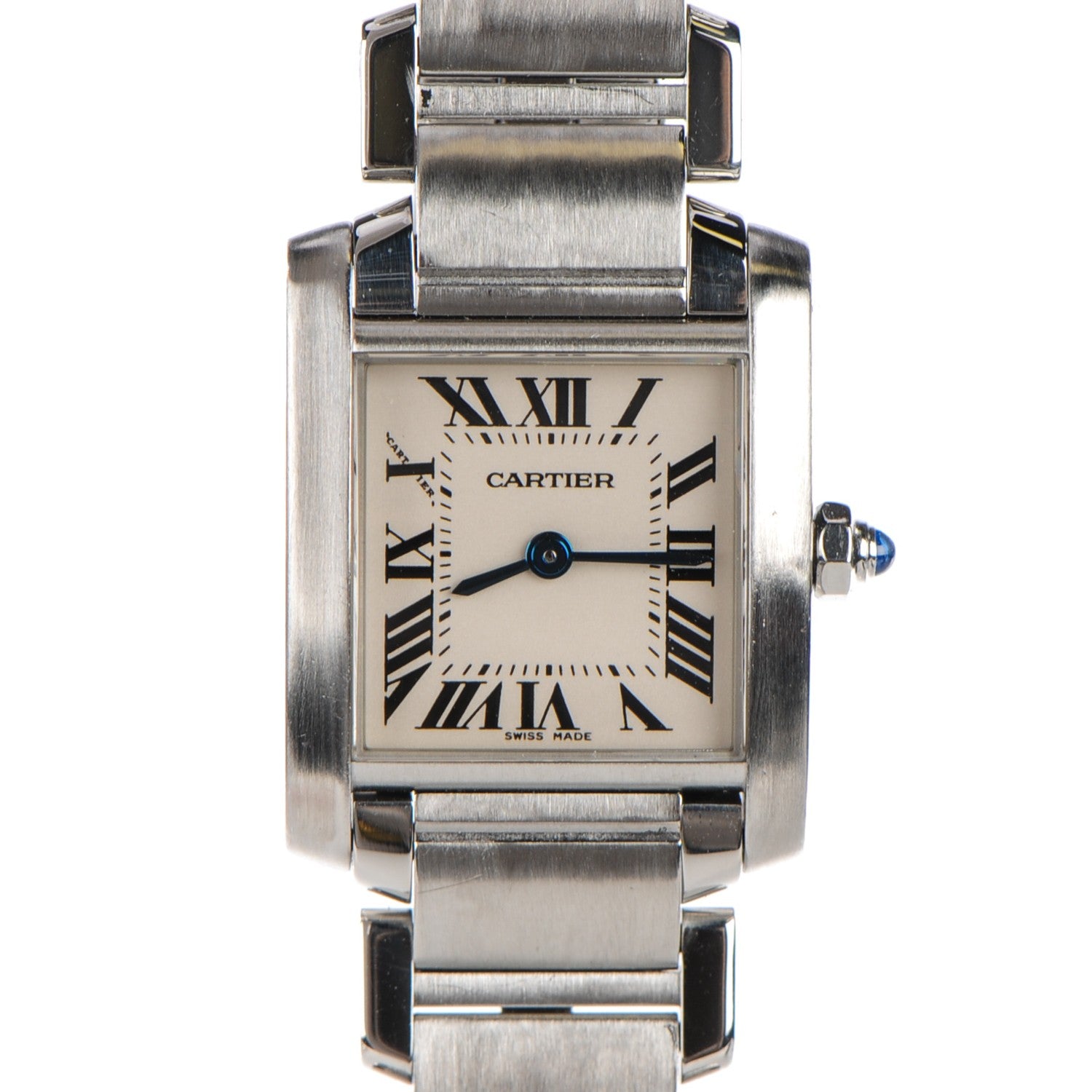 Cartier Stainless Steel 20mm Tank Francaise Quartz Watch 1 of 11