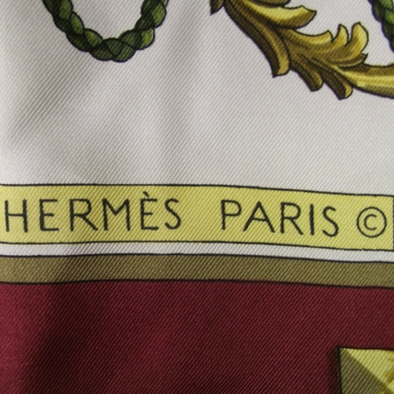 Hermes Silk Keys Les Cles Scarf 90 7 of 7