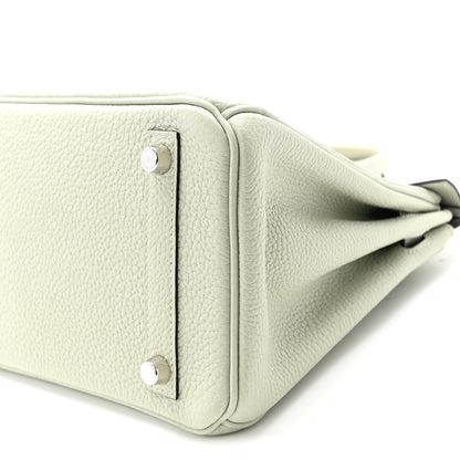 Hermes Togo Birkin 25 Gris Neve 10 of 13