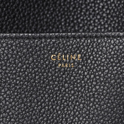 Celine Soft Grained Calfskin Sangle Bucket Bag Black 10 of 10