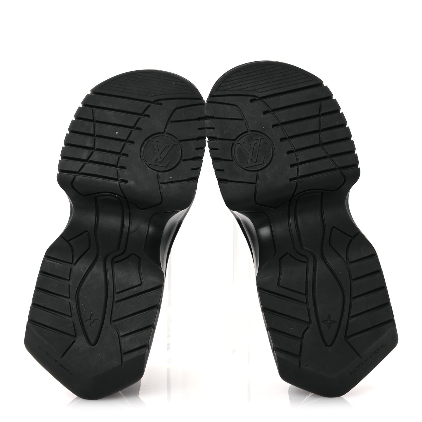 Calfskin Monogram LV Archlight 2.0 Platform Sneakers 38 Black