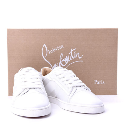 Christian Louboutin Calfskin Elastikid Donna Flat Sneakers 35 Bianco 9 of 9