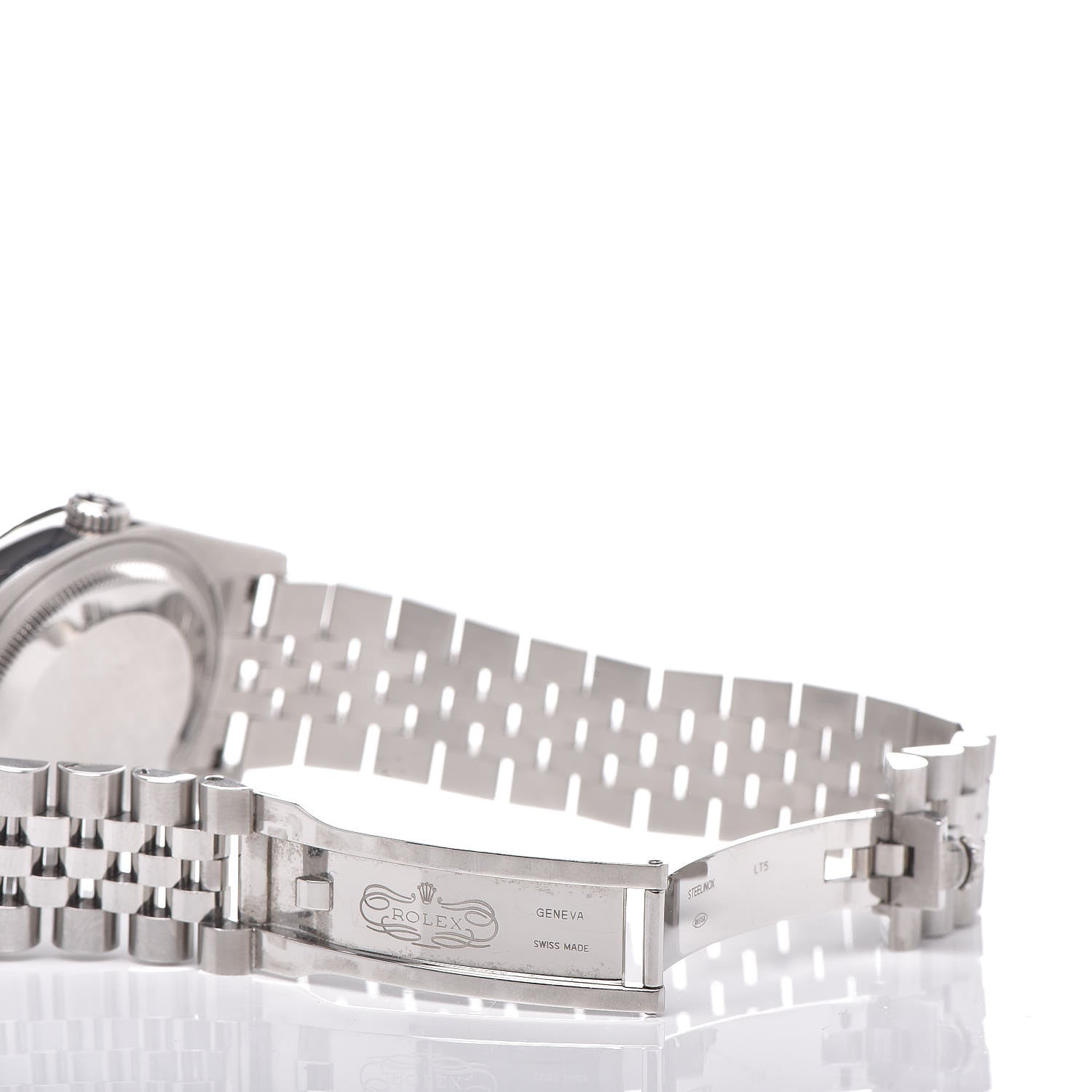Rolex Stainless Steel Diamond 36mm Oyster Perpetual Datejust Watch Silver Jubilee 116244 6 of 7