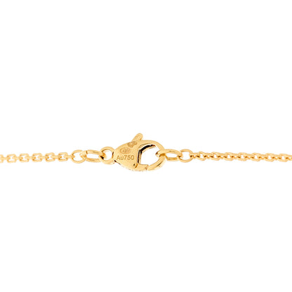 Louis Vuitton 18K Yellow Gold Diamond Black Onyx Color Blossom Medallion Pendant Necklace 4 of 6