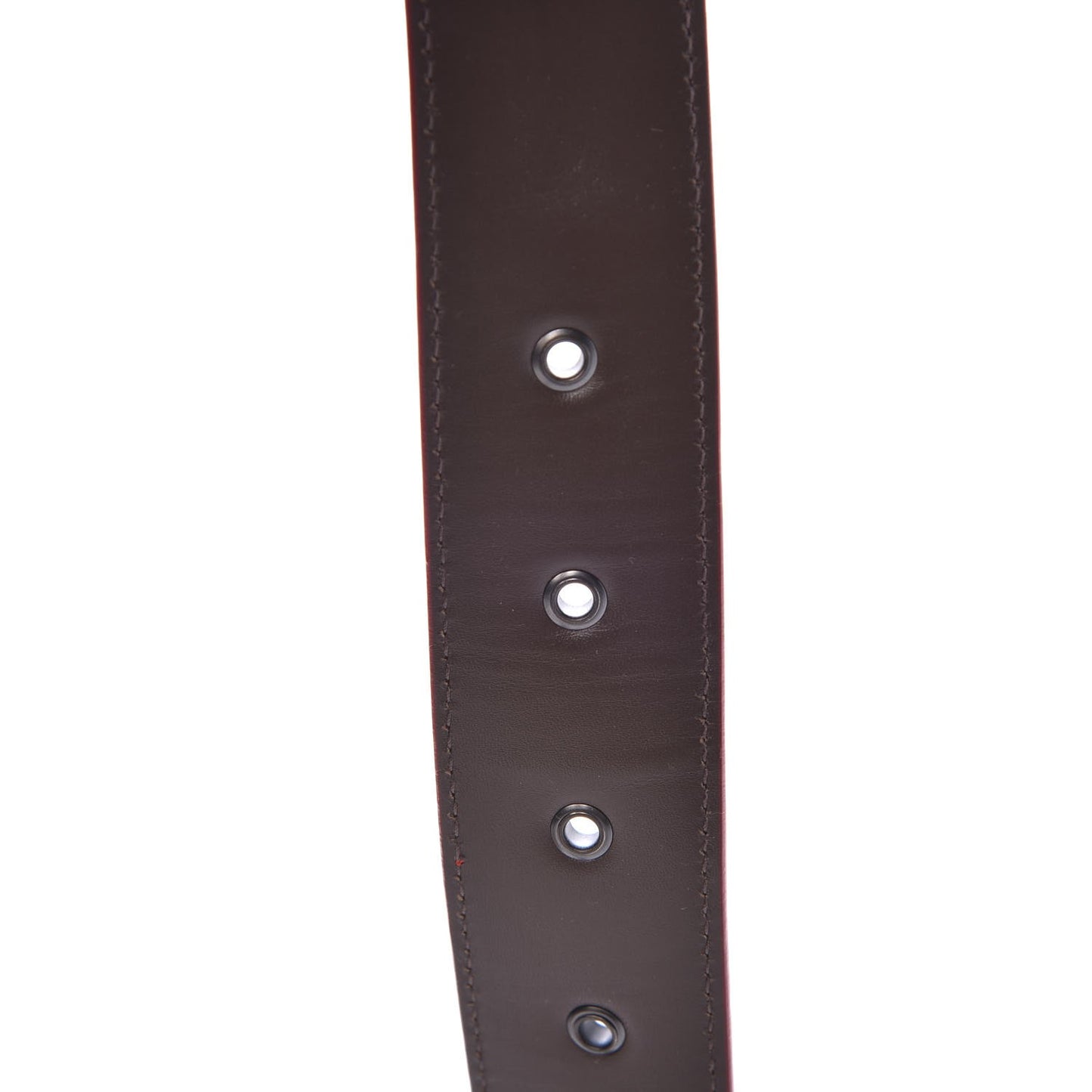 Nappa Intrecciato Belt Red