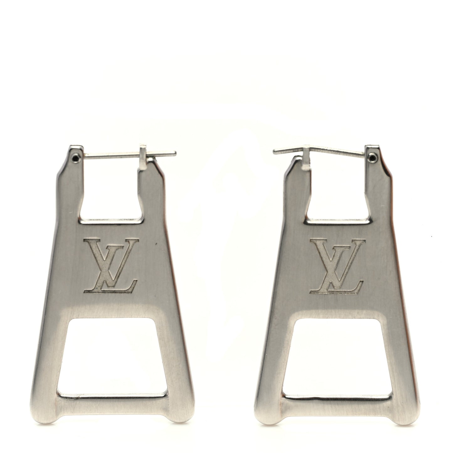 Zip Earrings Silver