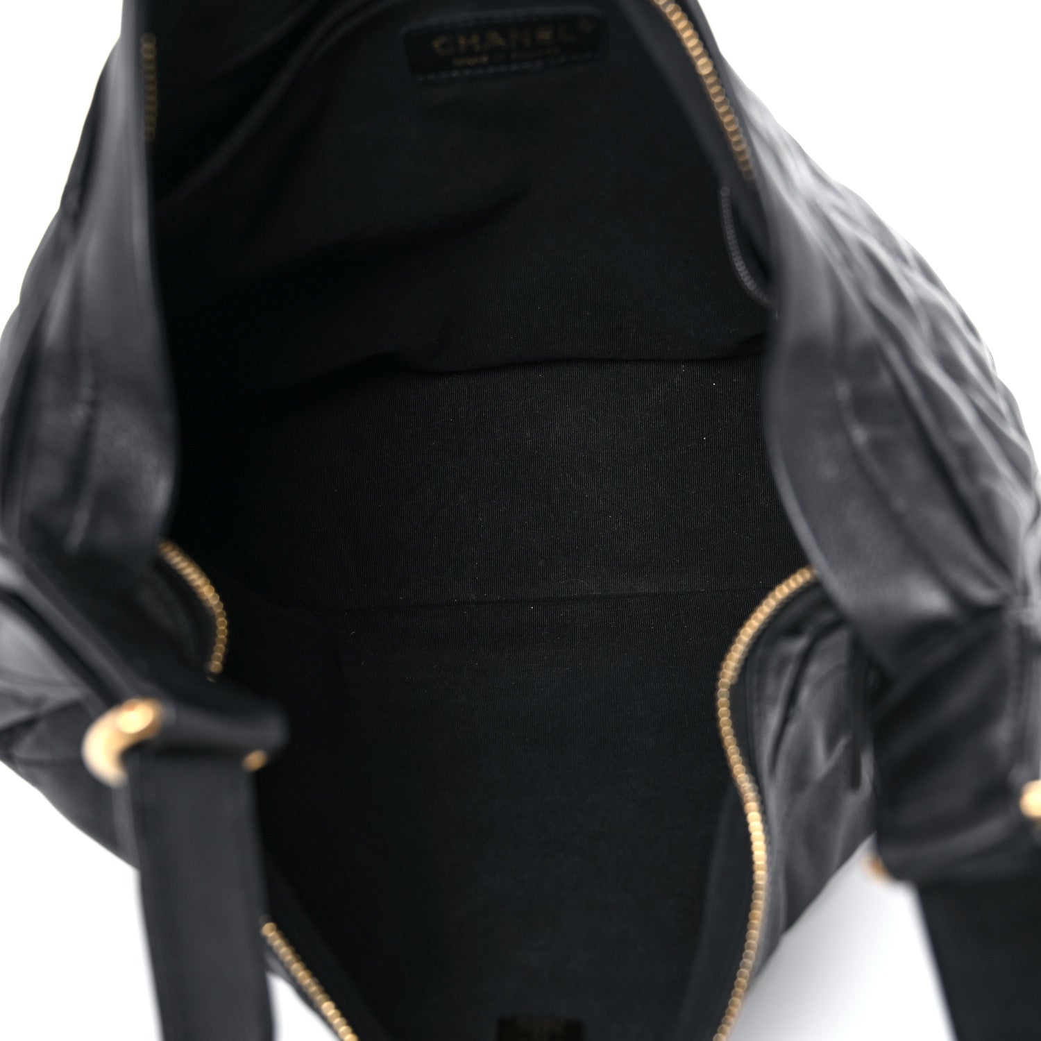 Chanel Calfskin Quilted Large Daily Hobo Black 5 of 12