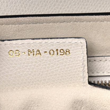 Christian Dior Grained Calfskin Saddle Bag White 7 of 18