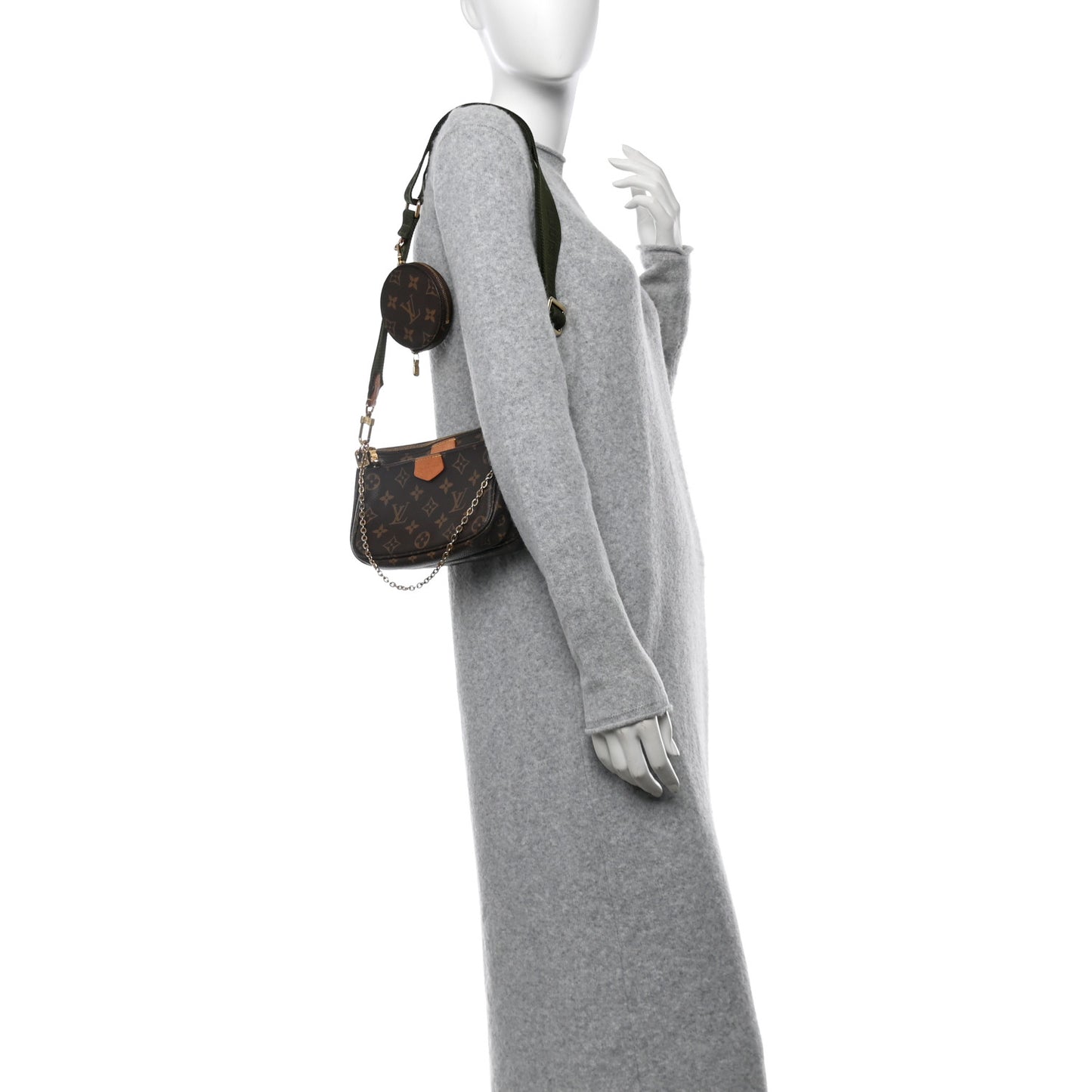 Monogram Multi Pochette Accessories Kaki